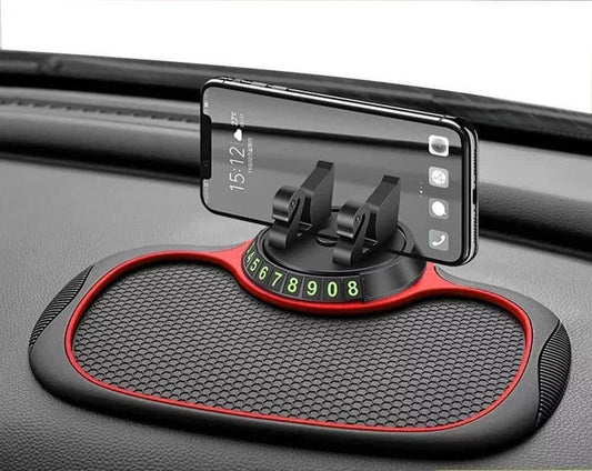 Car Dashboard Anti-Slip Mat with Phone Holder